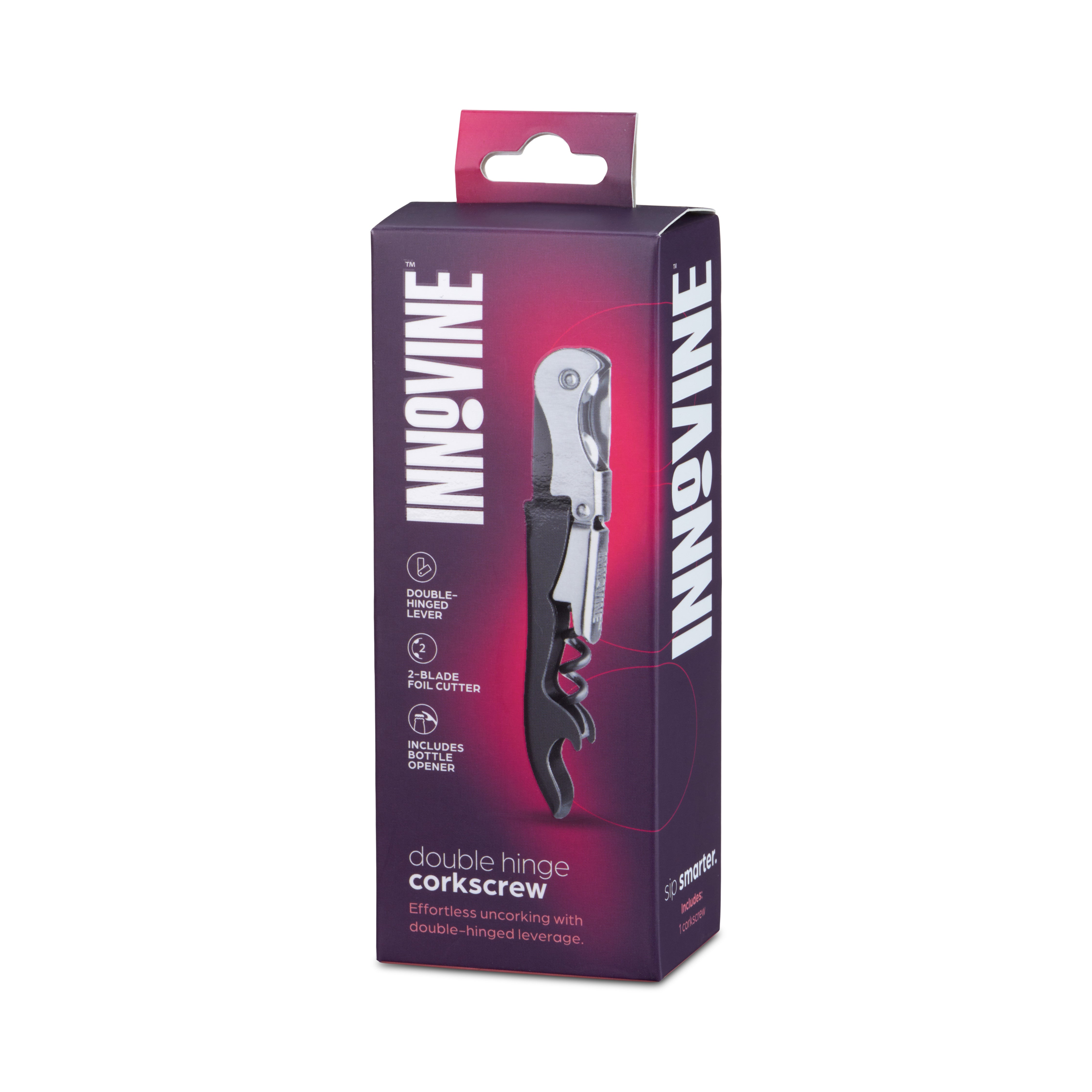 Double Hinged Corkscrew in Graphite